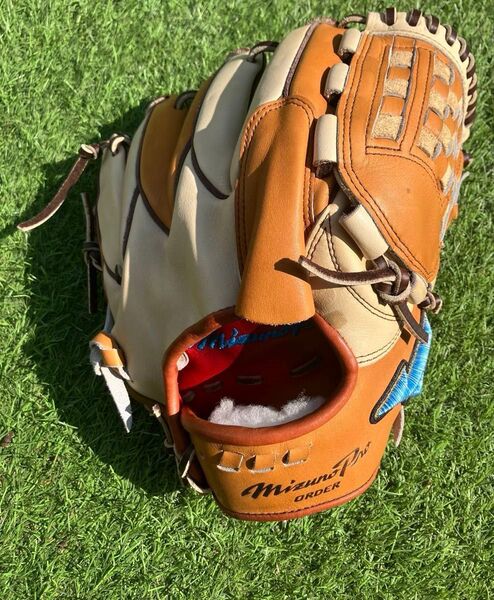 ミズノプロ ダイバーシティブルー 耕作印 オーダー 投手 グローブ 日本製 グラブ 野球