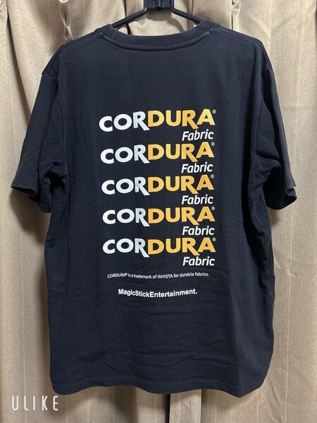 コーデュラ CORDURA マジックスティック Tシャツ 黒 ブラック 半袖 プリント