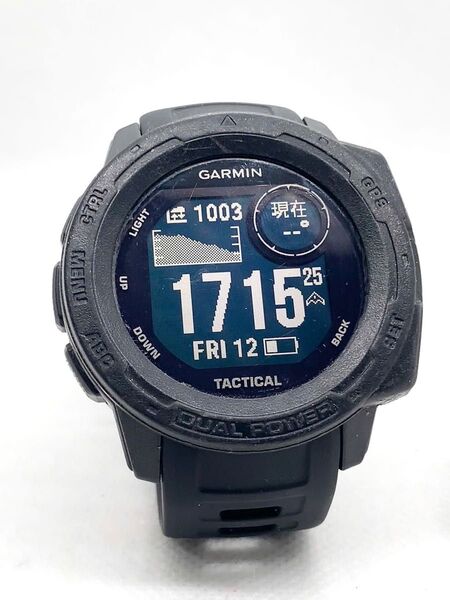 【美品】ガミン Instinct Dual Power Tactical (6449)