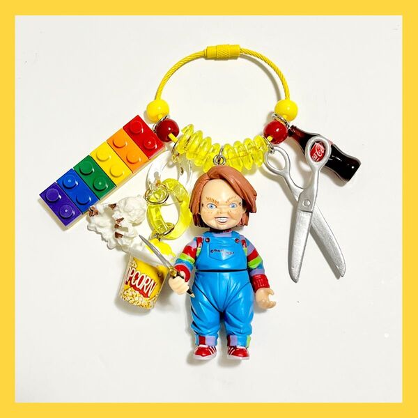 じゃらじゃらキーホルダー イエロー ベイビー 0722