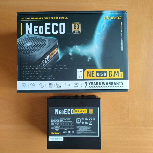 ANTEC NeoECO Gold NE650G M ATX電源