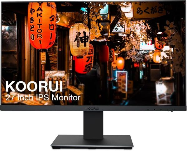 KOORUI ゲーミングモニター24インチ 75Hz IPSパネル 24N1