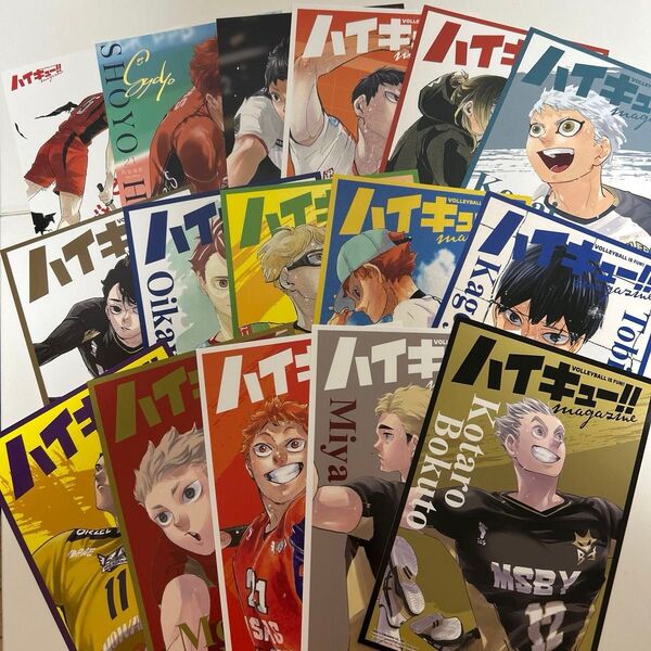 ハイキュー magazine 台湾 限定 特典 イラストカード (希少)