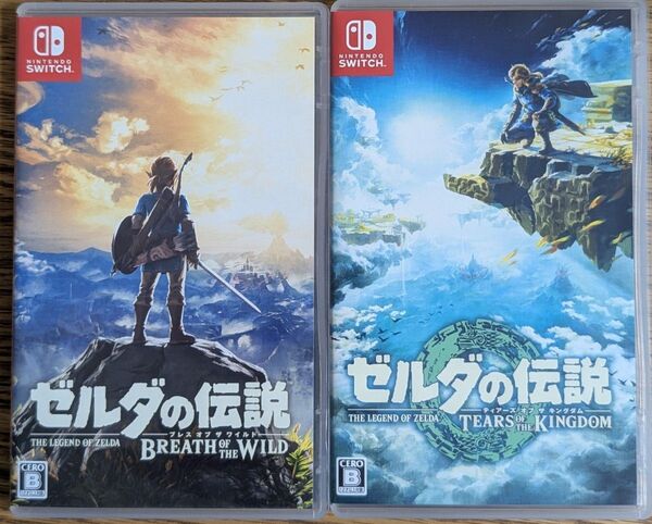 【中古良品】ゼルダの伝説 ブレスオブザワイルド & ティアーズオブザキングダム 2本セット