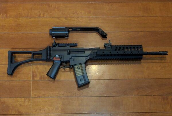 東京マルイ フルメタル G36K アサルトライフル 微ハイサイクルカスタム 18禁 純正スコープ クリアマガジン ダミーカート入り