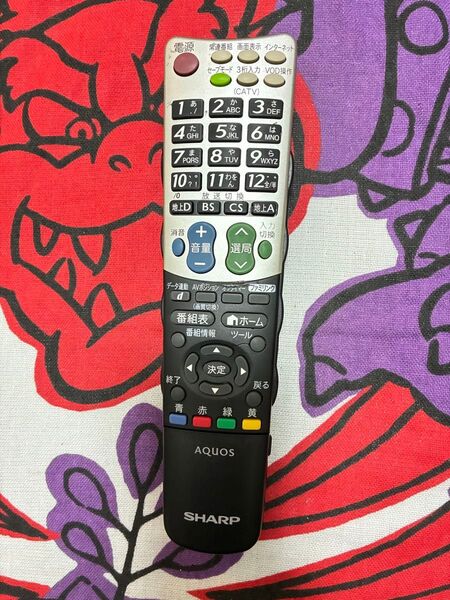 シャープ AQUOS テレビリモコン GA835WJSA 管理2103
