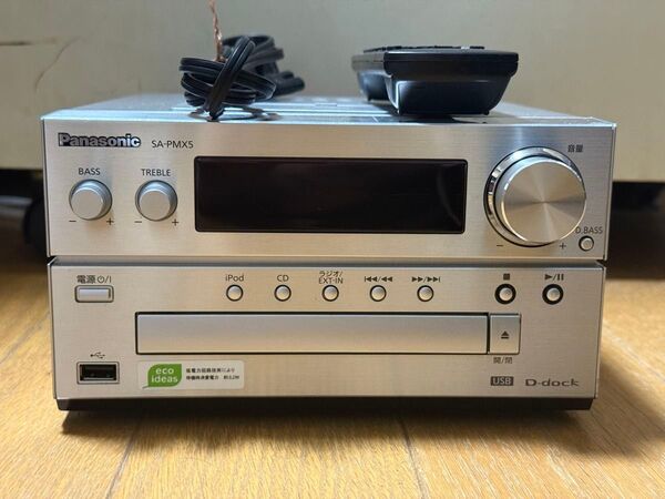 Panasonic ミニコンポ SA-PMX5 本体のみ 修理済動作品
