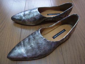 RABOKIGOSHI WORKSlabokigosi Works плоская обувь туфли-лодочки женский размер 23 USED прекрасный товар!