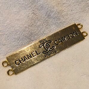 【CHANEL】ロゴ入りプレート【リメイク素材】