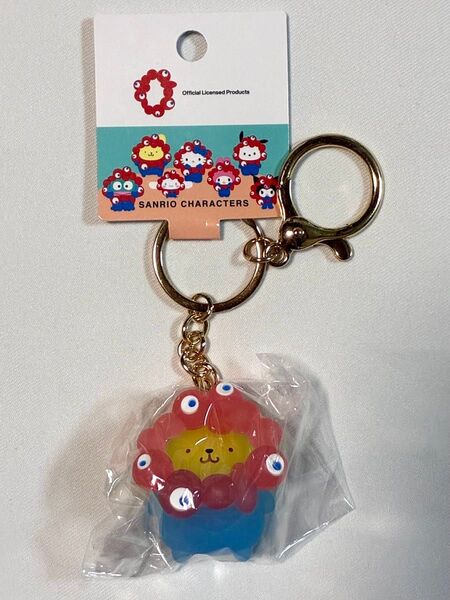 EXPO2025 サンリオキャラクターズ ミャクミャクなりきり 立体マスコット クリアカラー キーホルダー ポムポムプリン