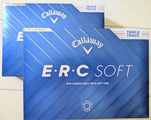 キャロウェイ ERC ソフト 2025年モデル ゴルフボール 2ダース ホワイト Callaway E・R・C SOFT 新品