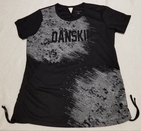 DANSKIN ダンスキン Lサイズ サイド紐調節可能 半袖Tシャツ 1度着用のみ 美品