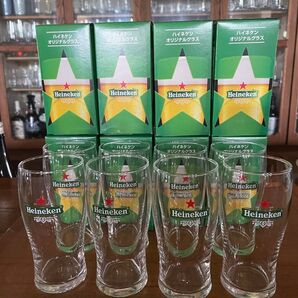 20個揃いのグラスで乾杯!【新品未使用】ハイネケン オリジナルビアグラス! 非売品