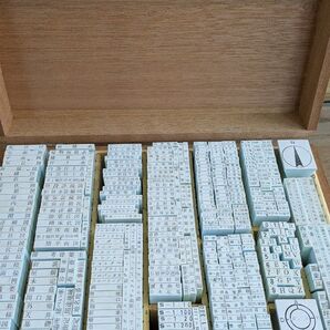 確認申請スタンプまとめ売り 木箱ケース付き