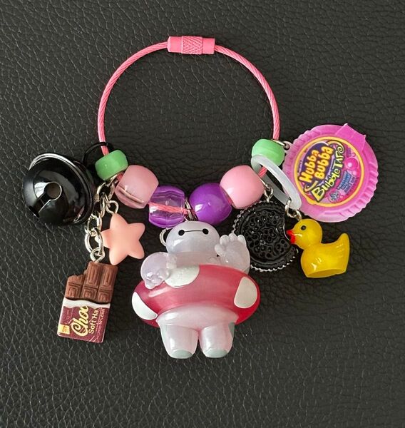 じゃらじゃらキーホルダー ベイマックス ディズニー めじるしアクセサリー ガチャガチャ disney バッグチャーム ストラップ