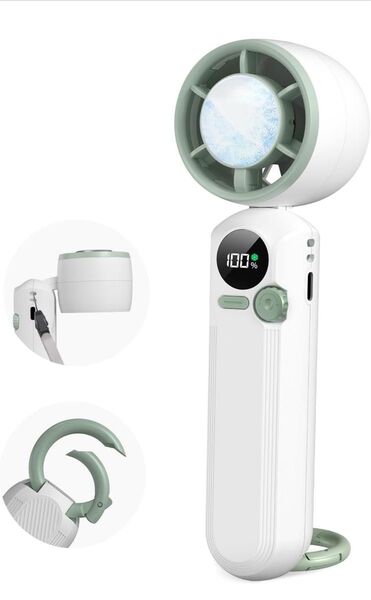 ハンディファン 携帯扇風機 冷却プレート 手持ち扇風機