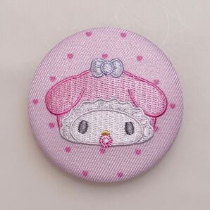マイメロディ シークレット刺しゅう缶バッジ ベビー