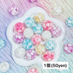 カスタムボールペン ペンビーズ ハートビーズ【1個/50yen】