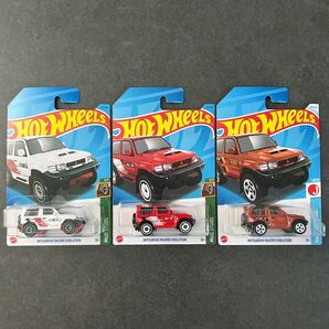 【新品未開封】ホットウィール 三菱 パジェロ エボリューション カラバリ 3台 セット
