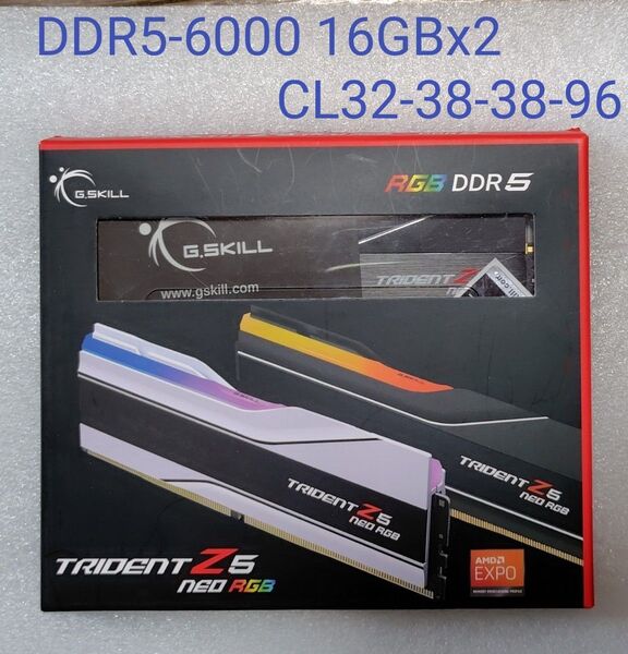 G.SKILL Trident Z5 Neo RGB DDR5-6000 32GB(16GBx2) CL32