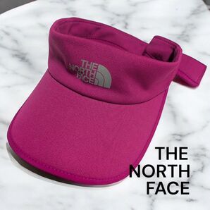 ザノースフェイス THE NORTH FACE サンバイザー ピンク Lサイズ 帽子 レディース 日焼け対策