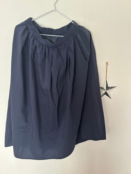 【美品】 grove ネイビーのロングスカート