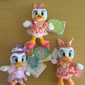 デイジー ぬいぐるみバッジ 3個セット ディズニー イースター TDR
