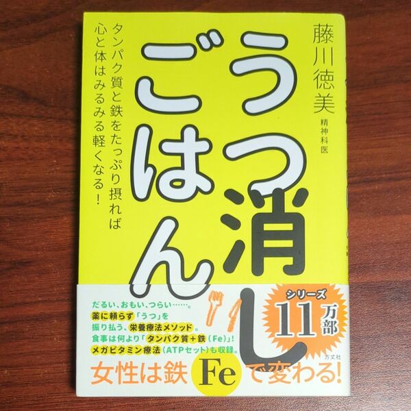 うつ消しごはん タンパク質と鉄をたっぷり摂れば心と体はみるみる軽くなる! 藤川徳美/著