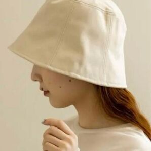 SMELLY スメリー ツイル バケットハット バケハ アイボリー