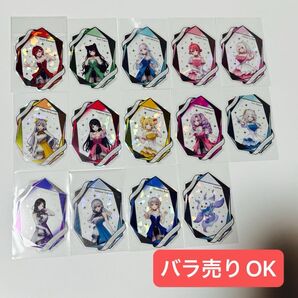 【にじさんじ 7th Anniversary】特典 箔押しホロクリアカード 女性全種セット