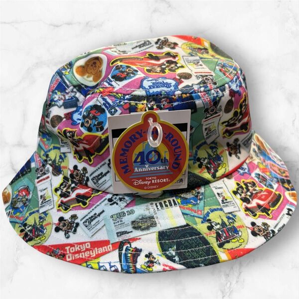 【新品未使用】ディズニー40周年記念 バケットハットタグ付き