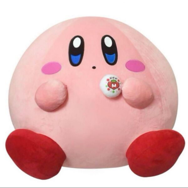 説明必読 受注限定品 星のカービィ まんぷくカービィ 特大 ぬいぐるみ プレミアムバンダイ おまんじゅう 大きい big