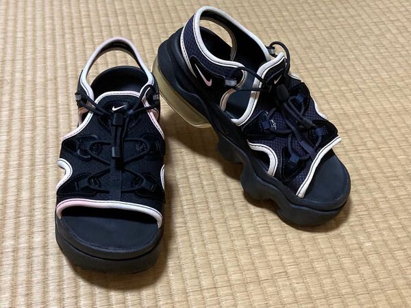 NIKE エアマックスココ スポーツサンダル AIR MAX 黒 ピンク ブラック 26cm ナイキ