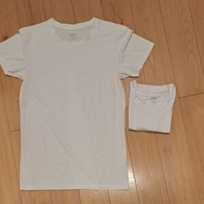 エアリズムAIRism /クルーネックTシャツ 2枚セット ホワイト S