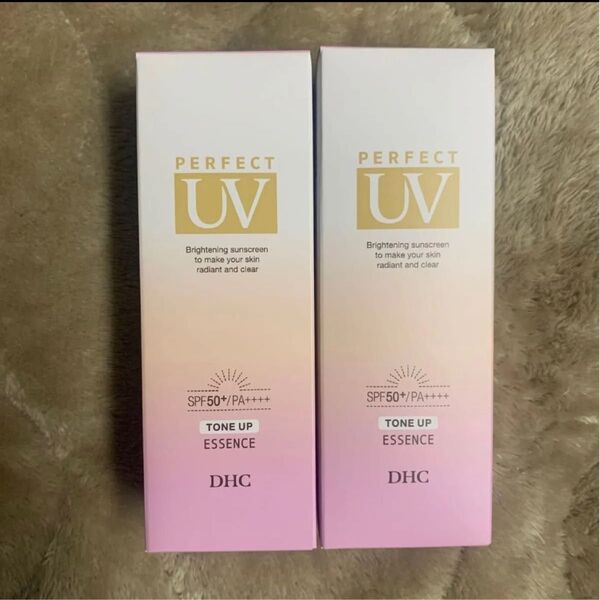 DHC パーフェクトUV トーンアップエッセンス 80g 日やけ止め美容液 2本