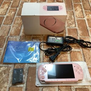 PSP-3000 ブロッサム・ピンク付属品箱付き 動作確認済み