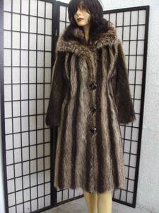  raccoon fur coat size 2-4