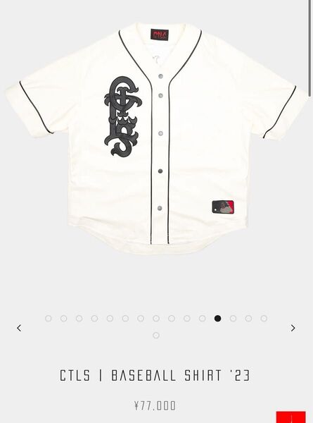 希少 cvtvlist CTLS フェイクレザー ベースボールシャツ
