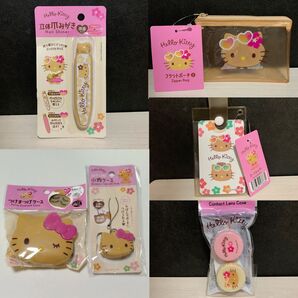 サンリオ ハローキティ 日焼けキティ キティ つけまつげケース 小物入れ カードホルダー 爪磨き ポーチ