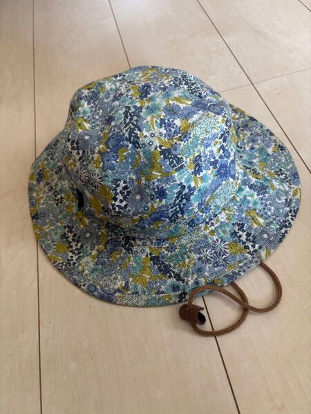 キッズ ハット フラワー柄ハット アウトドア 54cm