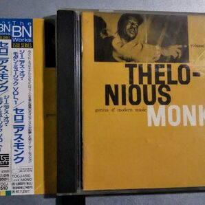 THELONIOUS MONK/GENIUS OF MODERN MUSIC VOL.1/BLUE NOTE 国内版CD