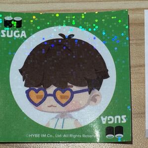 新品 スシロー BTS インザソム ステッカー SUGA シリアル