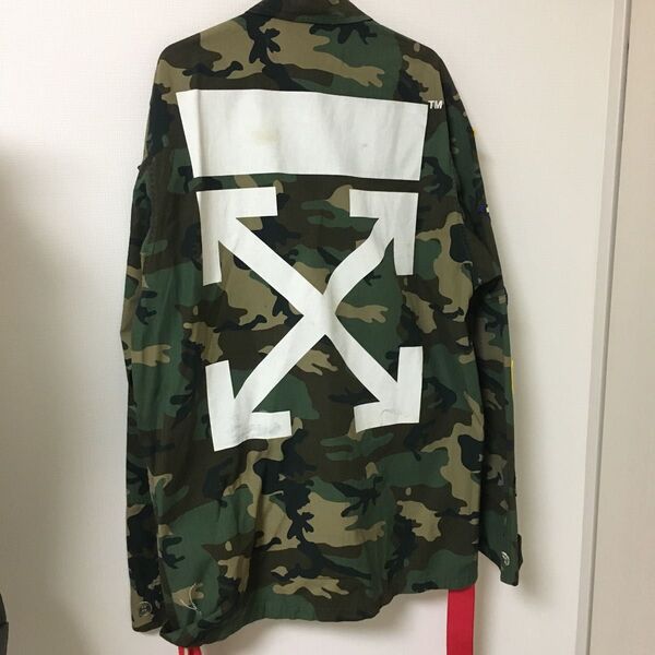 国内正規品OFF-WHITE ミリタリージャケット Sサイズ 迷彩柄