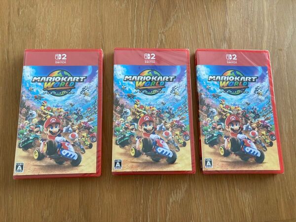 マリオカートワールドSwitch2〜ソフト3つ〜