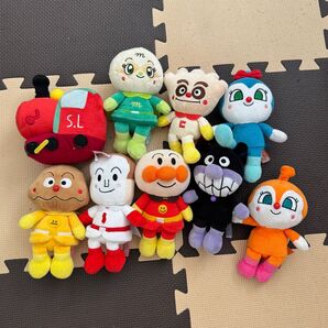アンパンマン ぬいぐるみ まとめ売り 9体セット プリちぃビーンズ