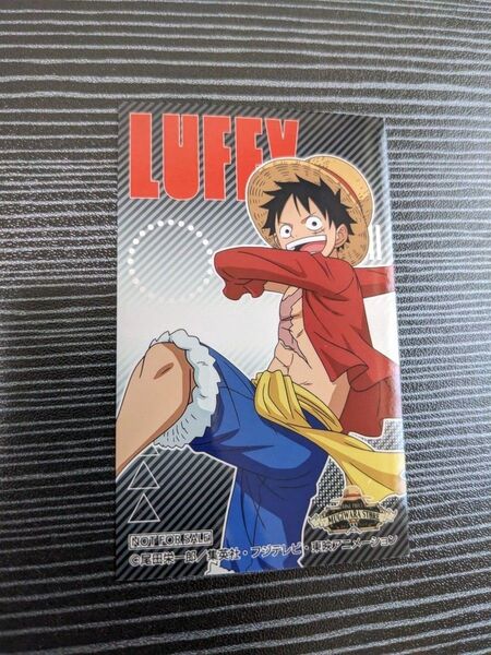 ONE PIECE ワンピース モンキー・D・ルフィ ルフィ ハーフブロマイド 麦わらの一味 麦わらストア 特典 週刊少年ジャンプ