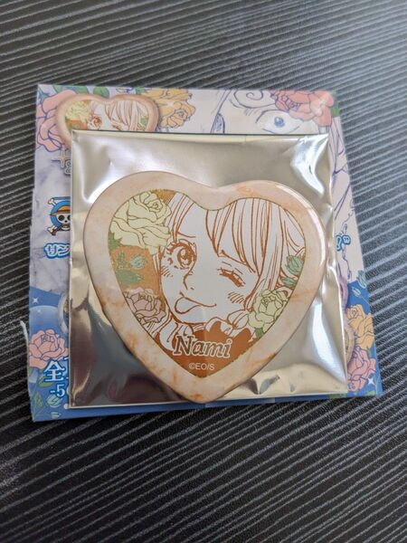 ONE PIECE ワンピース ナミ サンジの“ここがオールブルーだ~~~!!!”ハート缶バッジコレクション 第1弾 麦わらの一味