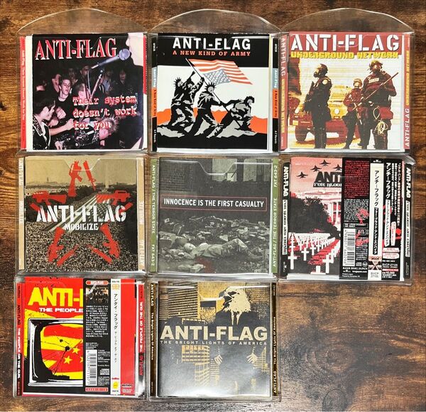 希少廃盤美品!ANTI FLAG オリジナルアルバムCD8枚セット