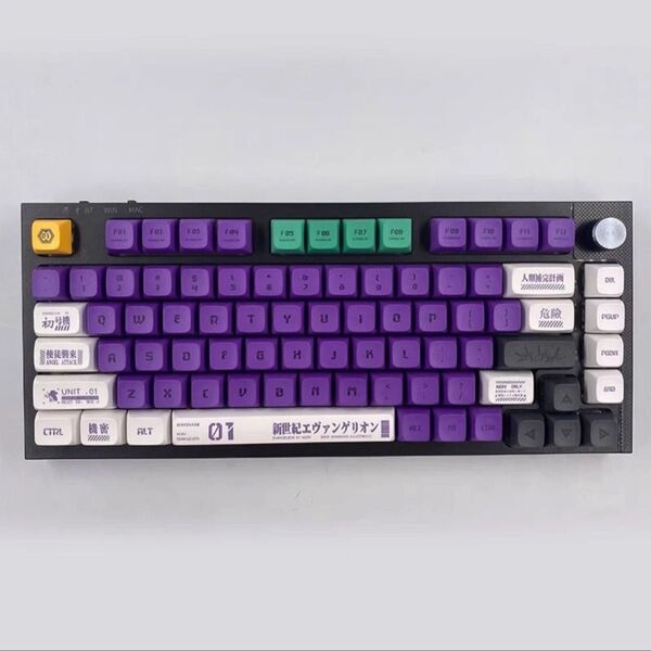 エヴァ 初号機 キーキャップ 134キー Keyboard ゲーミングキーボード