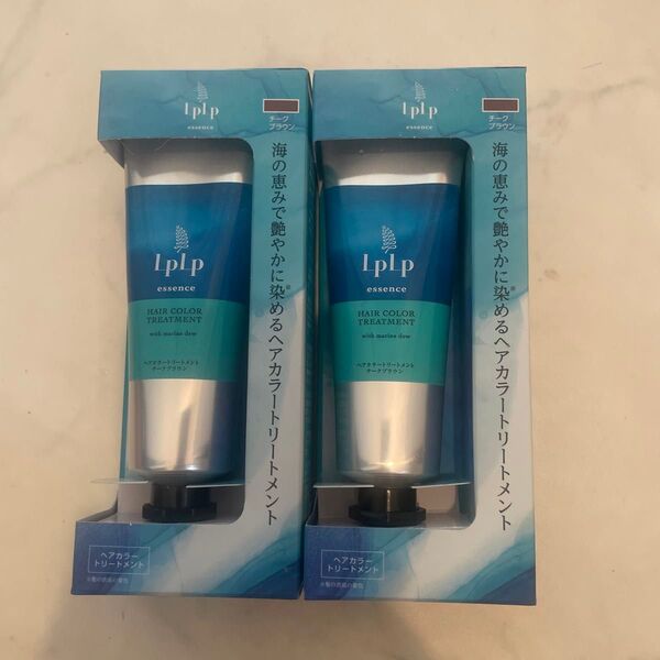 新品 LPLP ルプルプヘアカラートリートメント チークブラウン 2個セット 手袋付き